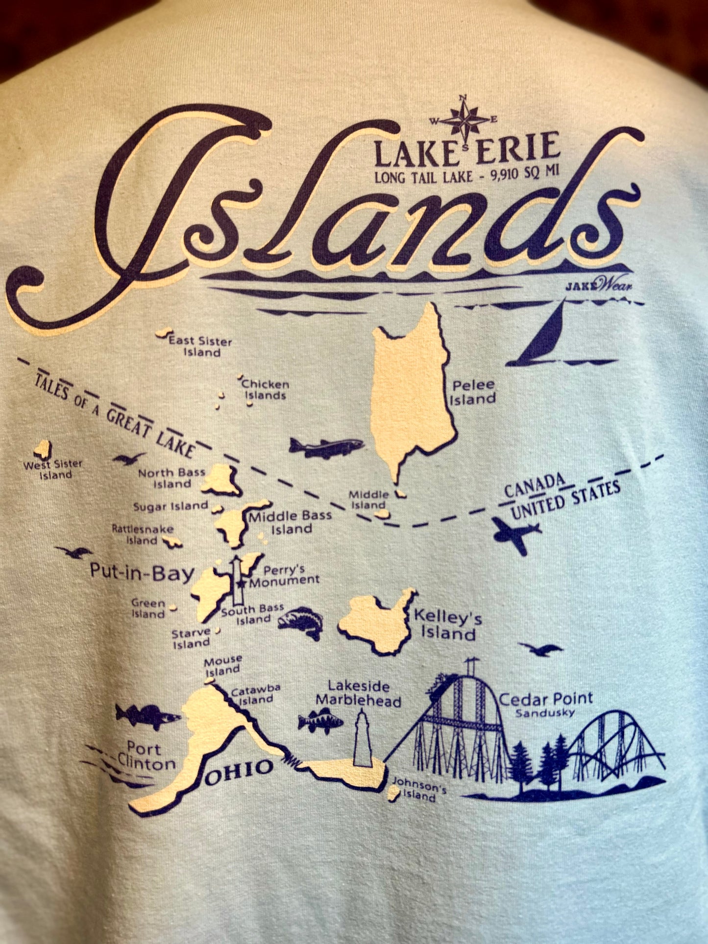 Lake Erie Islands Long Sleeve Shirt