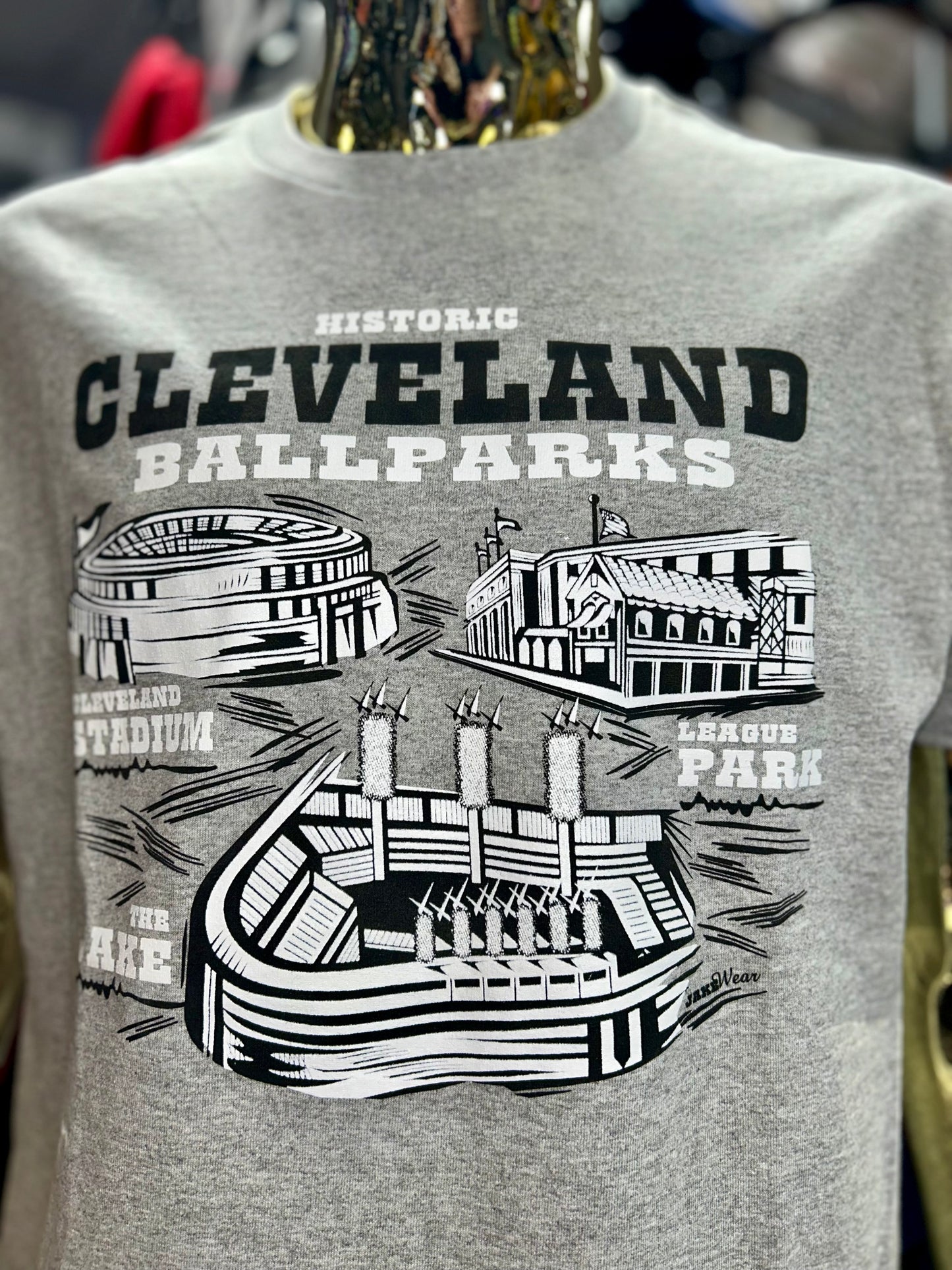 Cleveland Baseball Ballpark History T-Shirts
