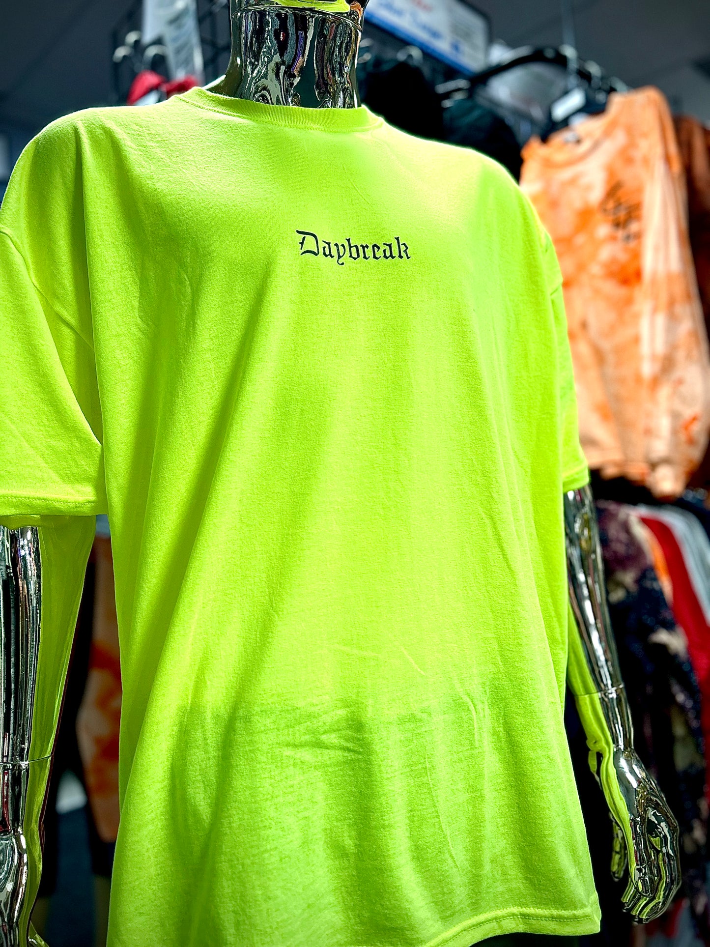 John the Baptist Short Sleeve T-Shirts Safety Yellow