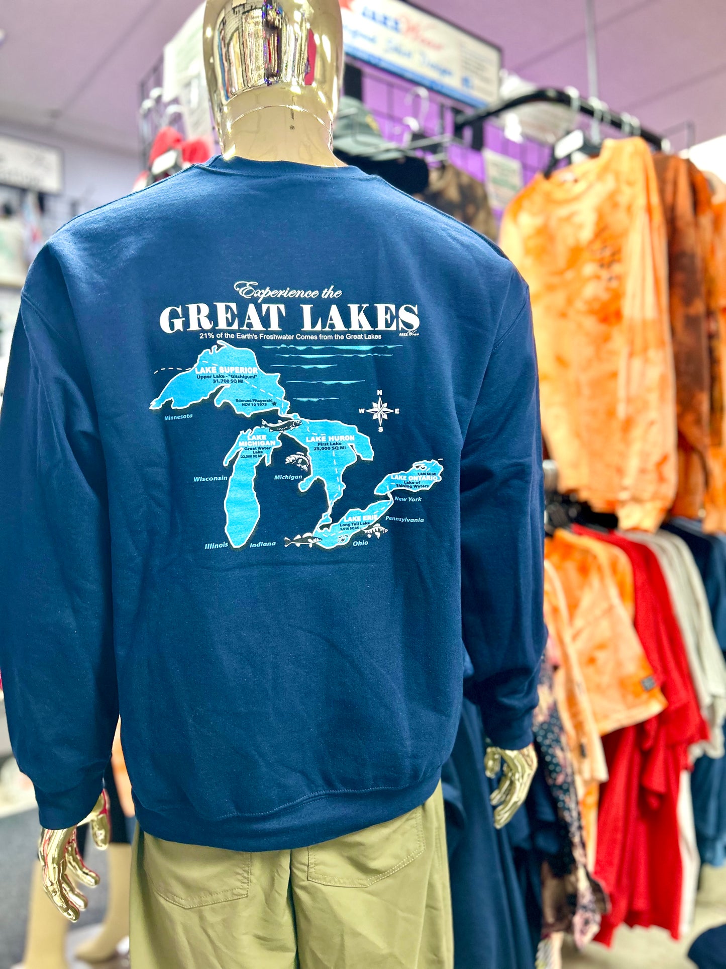 Great Lakes Crewneck Sweatshirt