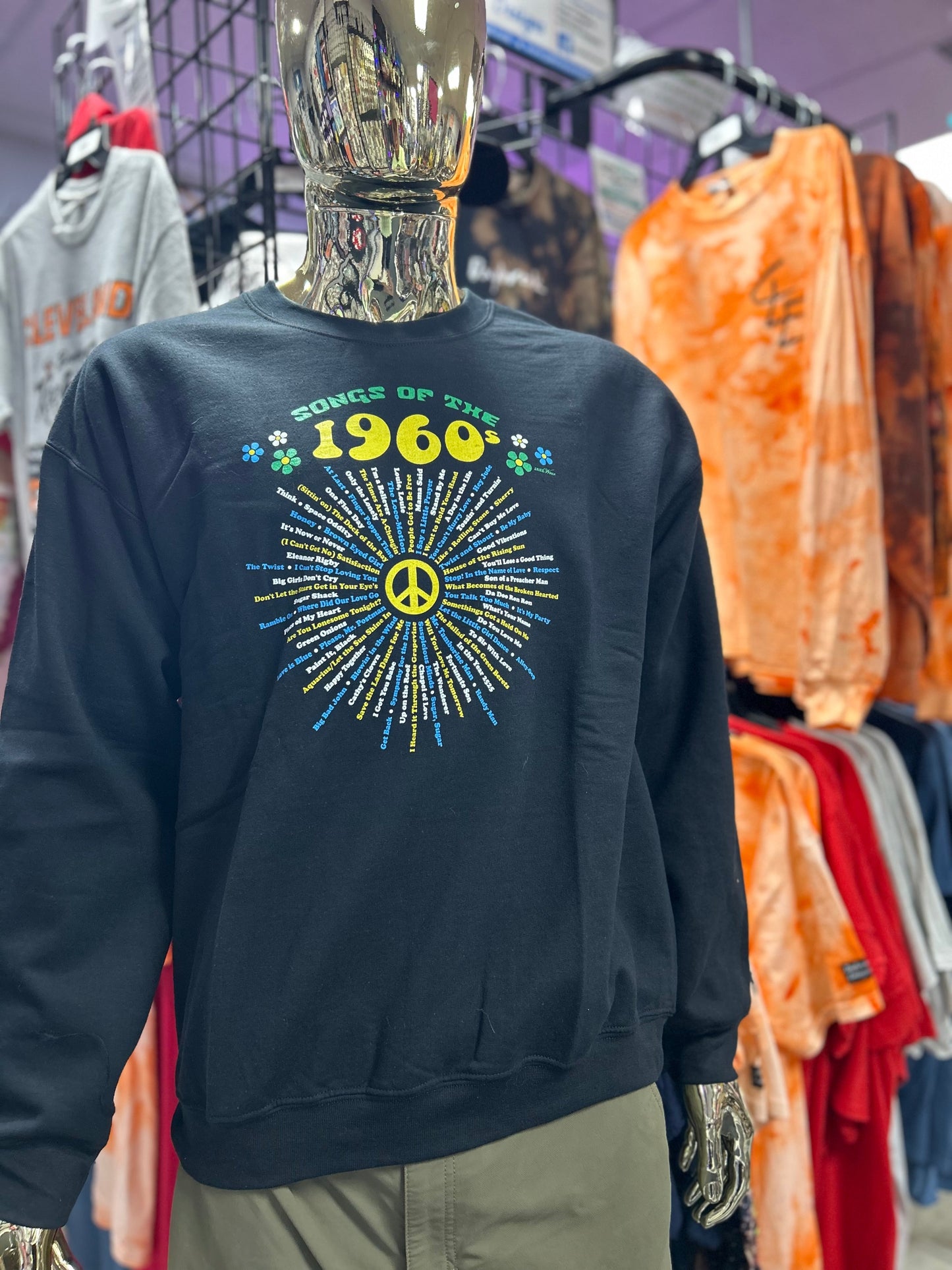Songs of the 60's Sweatshirts Wixy 1260