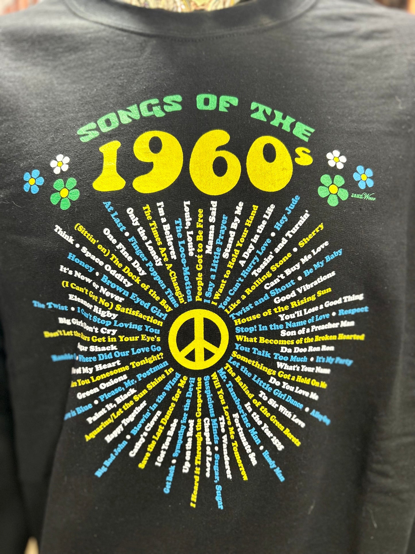 Songs of the 60's Sweatshirts Wixy 1260