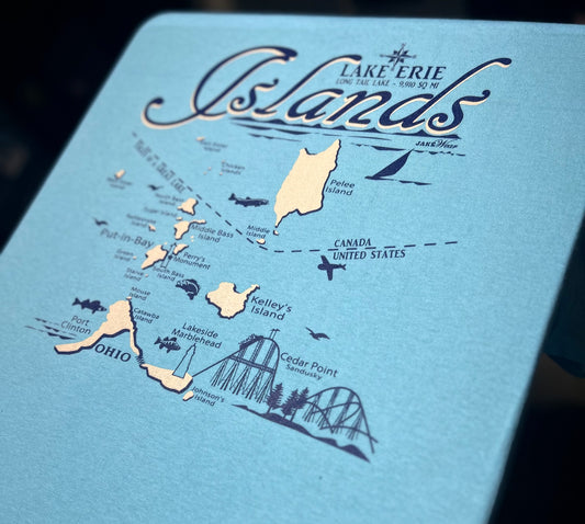 Lake Erie Islands SHORT SLEEVE Unisex T-Shirt’s