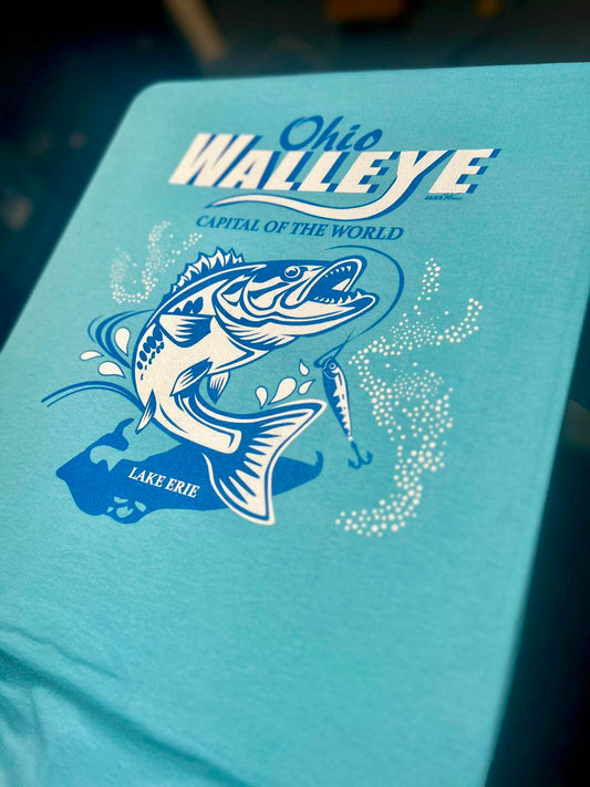 Ohio Walleye Capital Of The World SHORT SLEEVE T'S