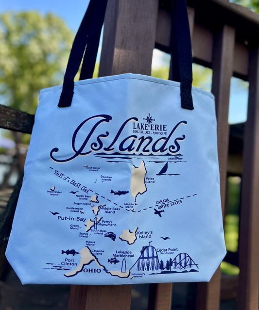 Lake Erie Islands Tote Bag