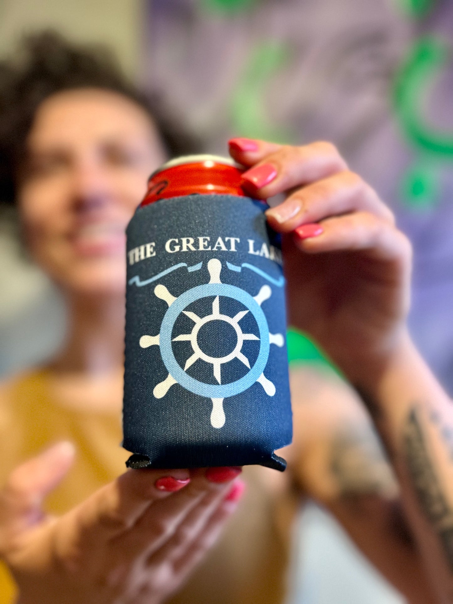 Great Lakes Can Koozy
