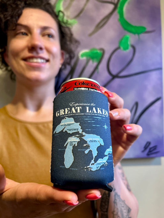 Great Lakes Can Koozy