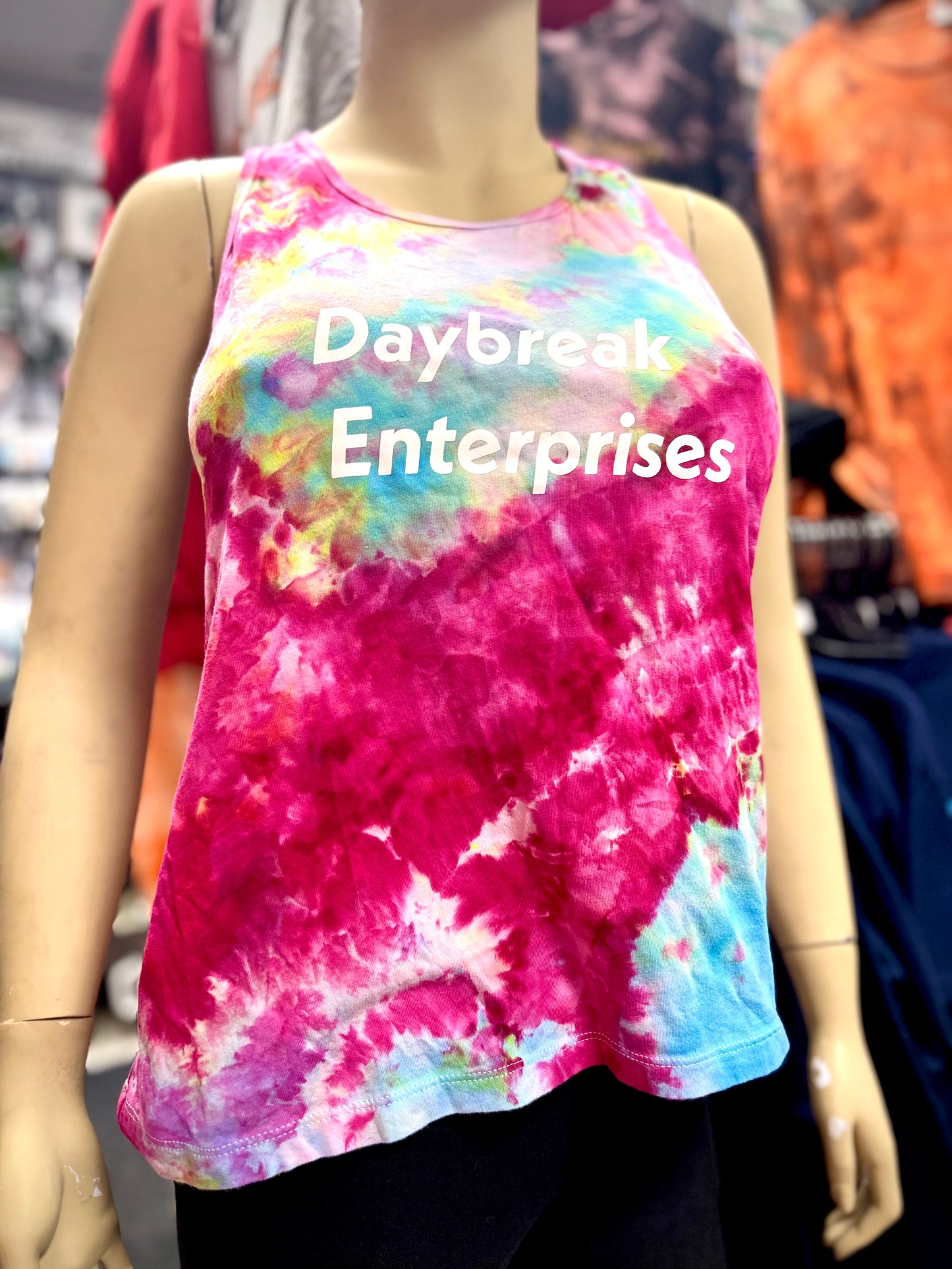 Daybreak Enterprises Tie Dyed WOMANS Tank Tops