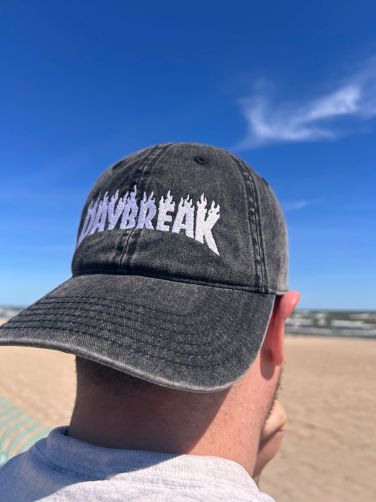 Daybreak Flame Logo Cotton Twill Strapback Hat