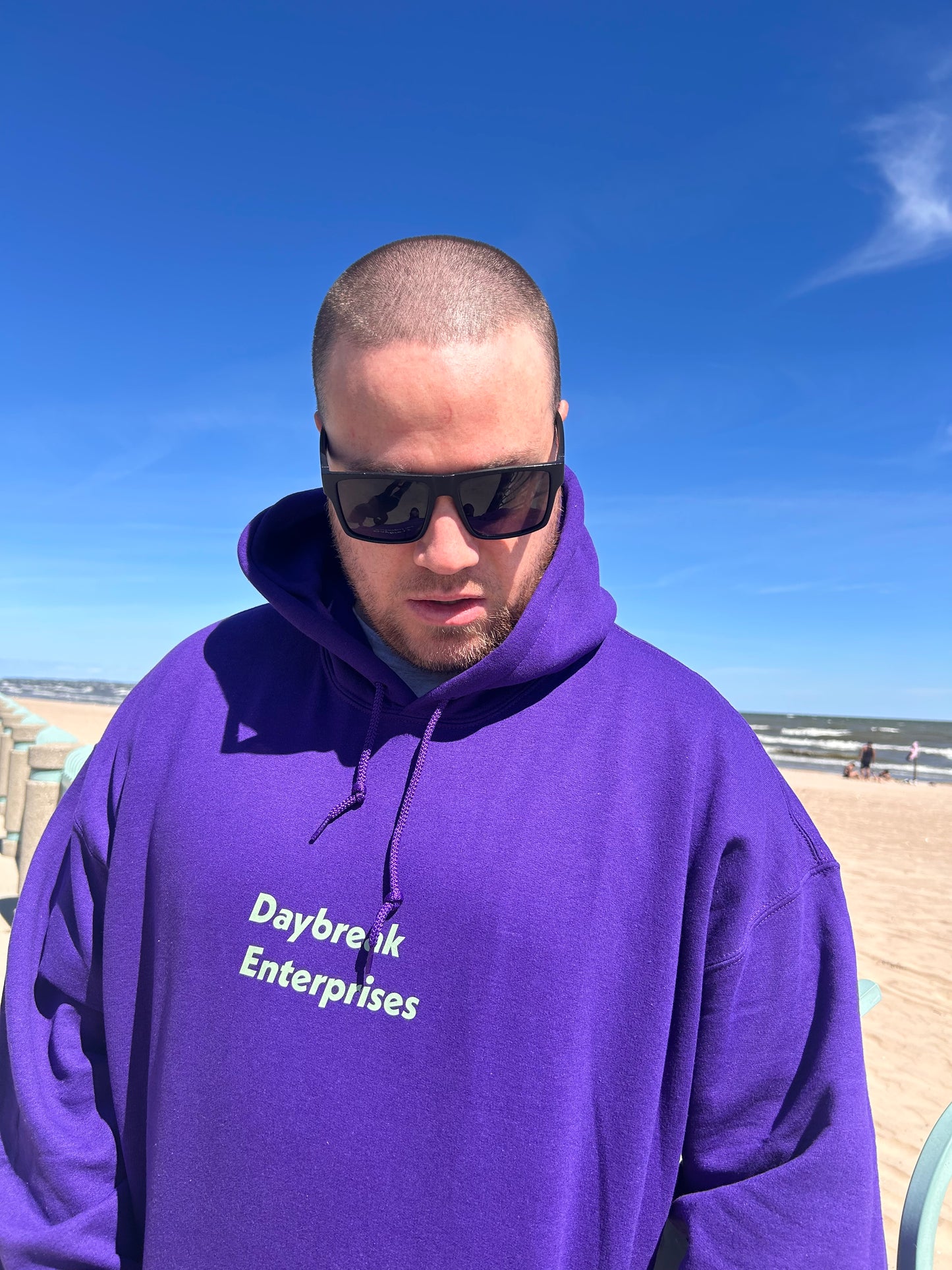 Daybreak Boring Logo Pullover Hoodie