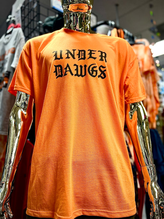 UNDER DAWGS Orange Short Sleeve T-Shirt