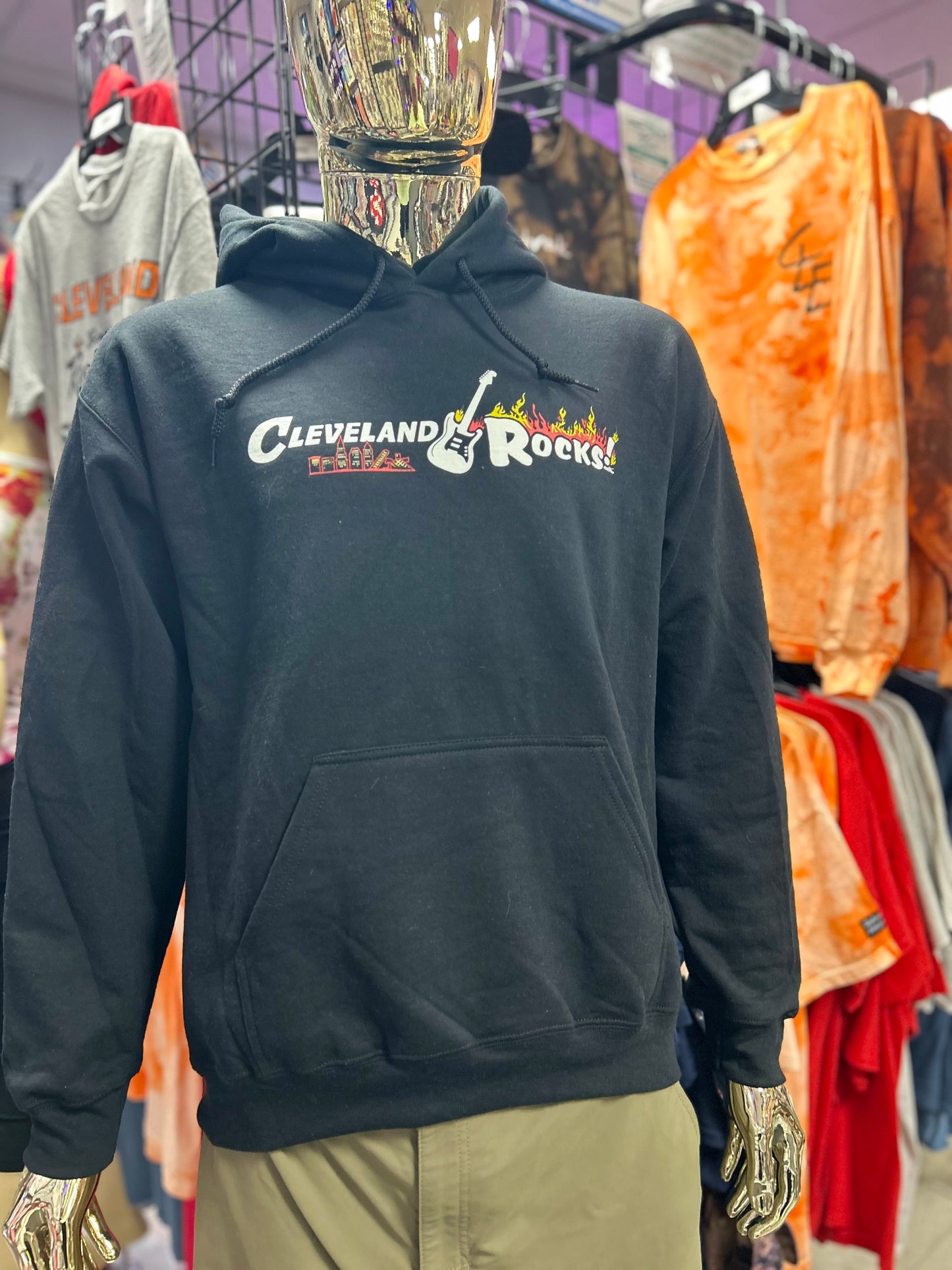 Cleveland Rocks PULLOVER HOODIE: Rock and Roll Hall of Fame HOODIE