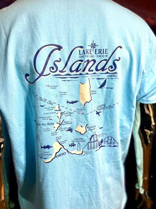 Lake Erie Islands SHORT SLEEVE Unisex T-Shirt’s