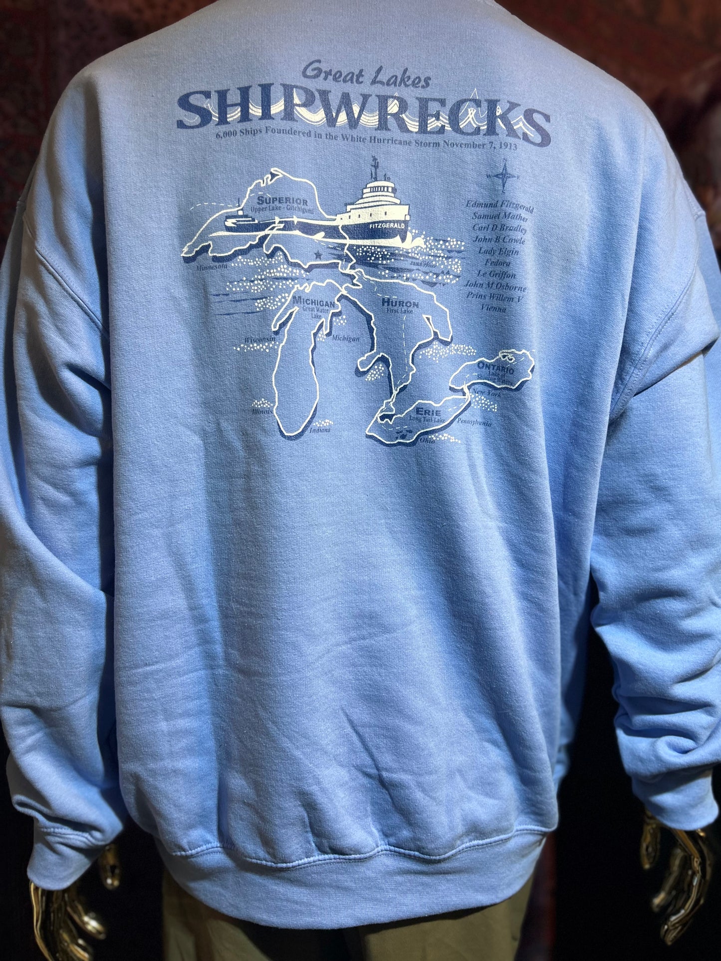 Great Lakes Shipwrecks Pullover Hoodie's
