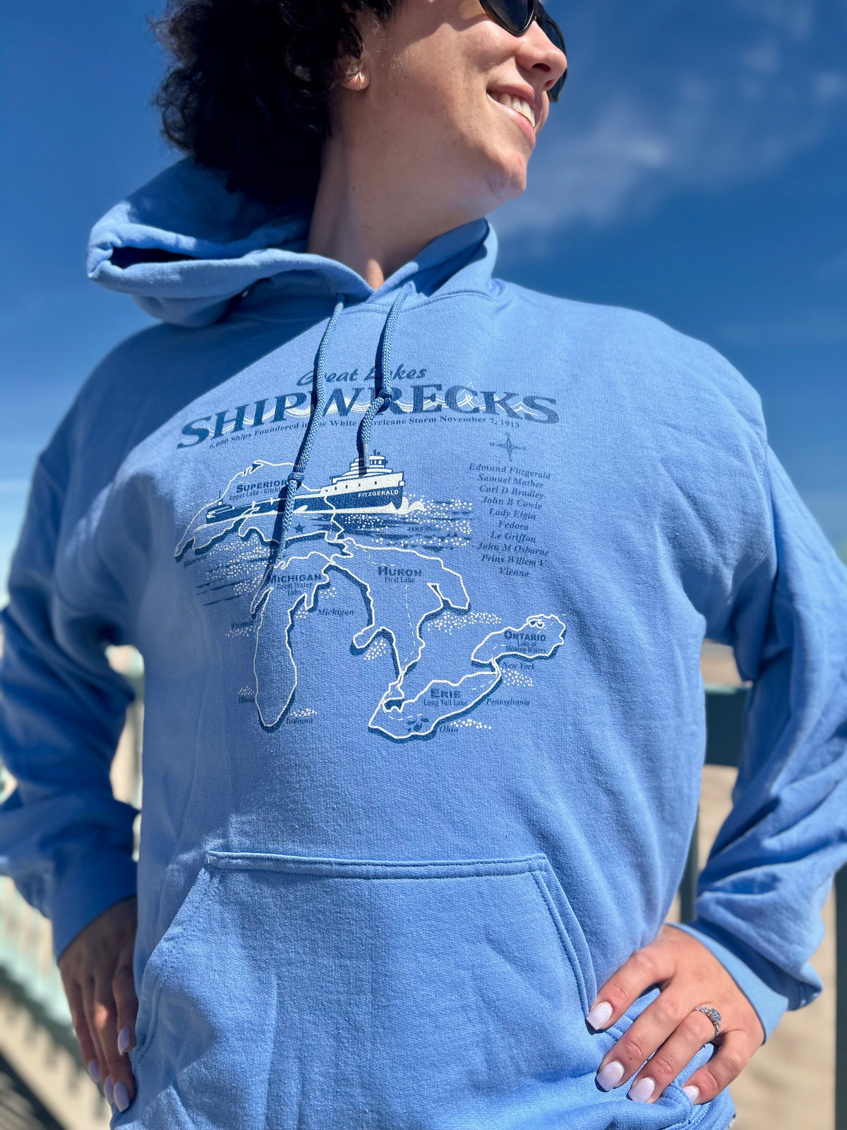 Great Lakes Shipwrecks Pullover Hoodie's