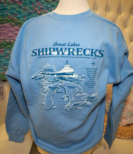 Great Lakes Shipwrecks Crewneck Sweatshirt