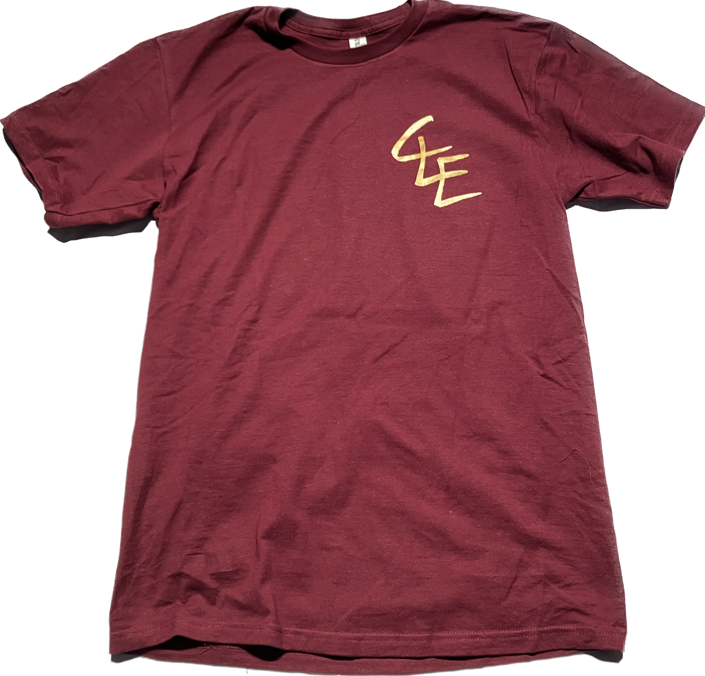 Daybreak Wine and Gold collection T-shirts